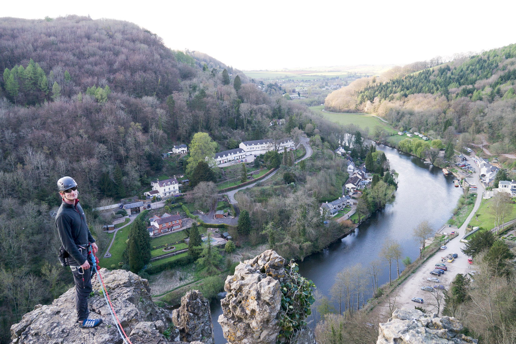 Climbing at Symonds Yat MasterPlan Mountaineering