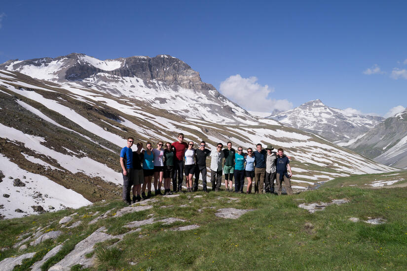 Group photo on the second morning