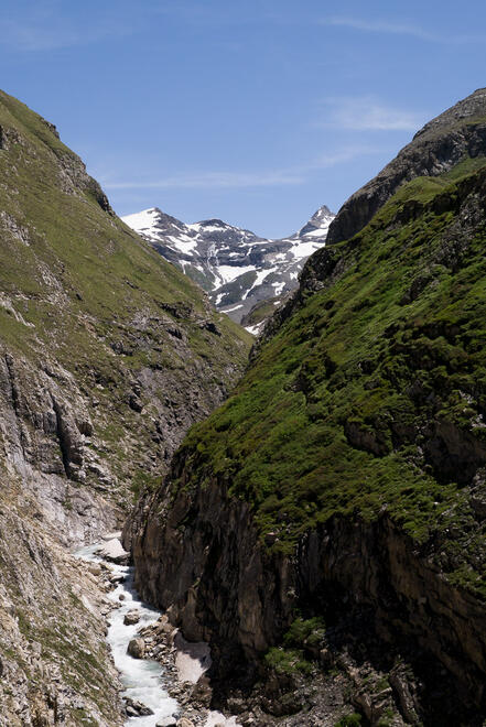 View up the Gorges du Malpasset