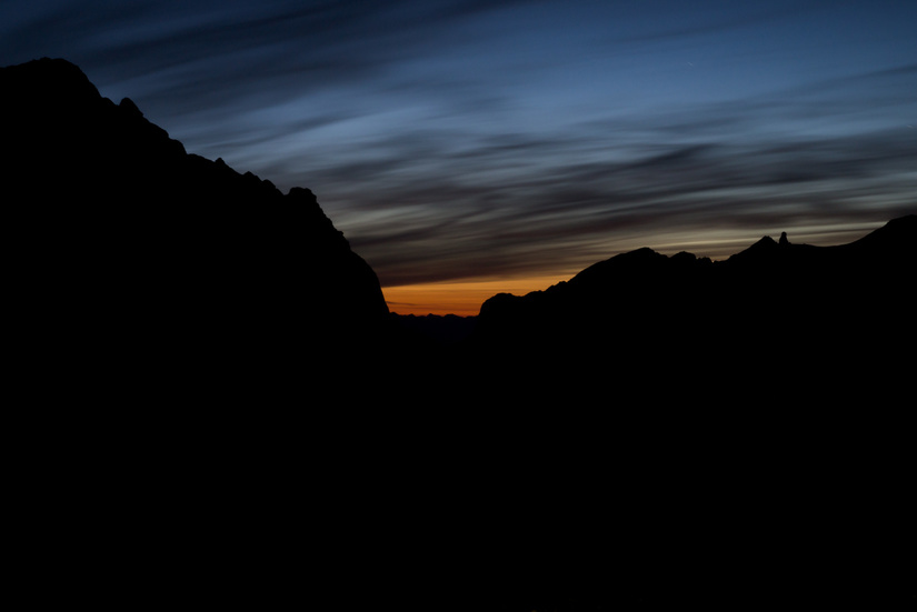 Sunset from the top of the Col de l'Iseran
