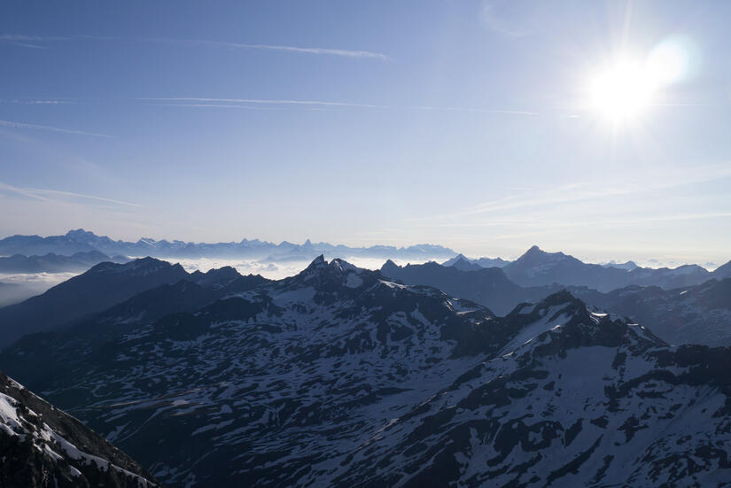 Stunning views from the summit