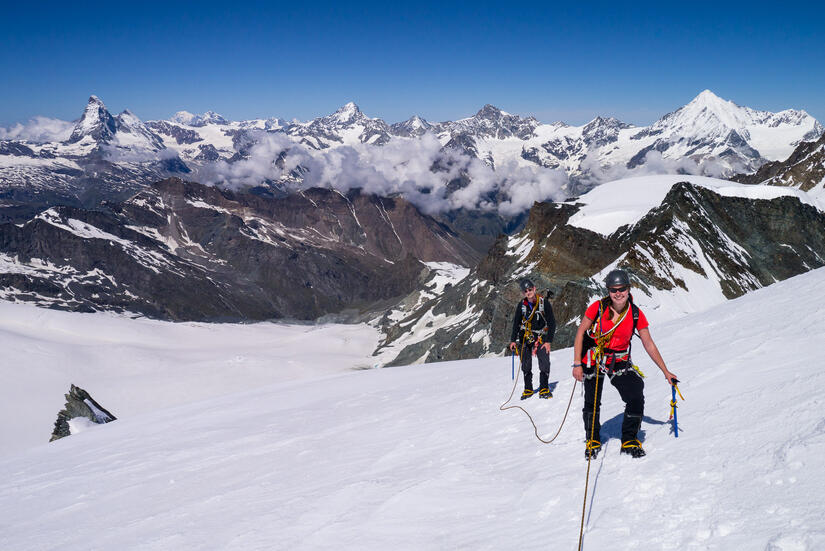 Stunning views of the Zermatt area