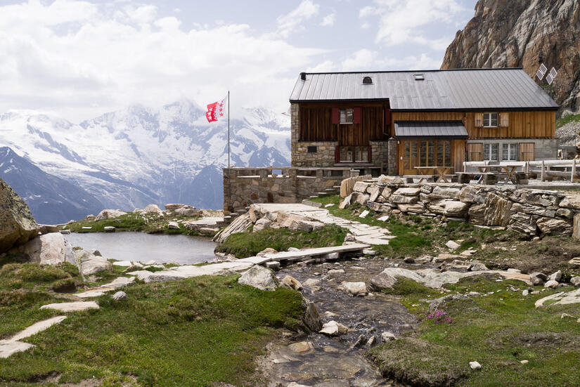 Stunning location for a mountain hut