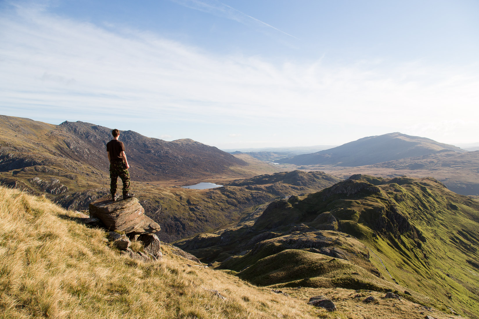 Stunning views on the way up to Crib Goch