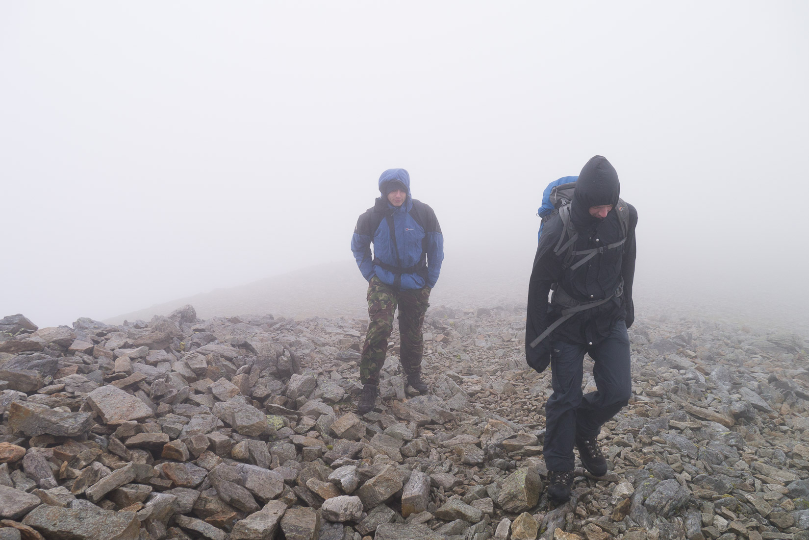 Horrible weather on the top