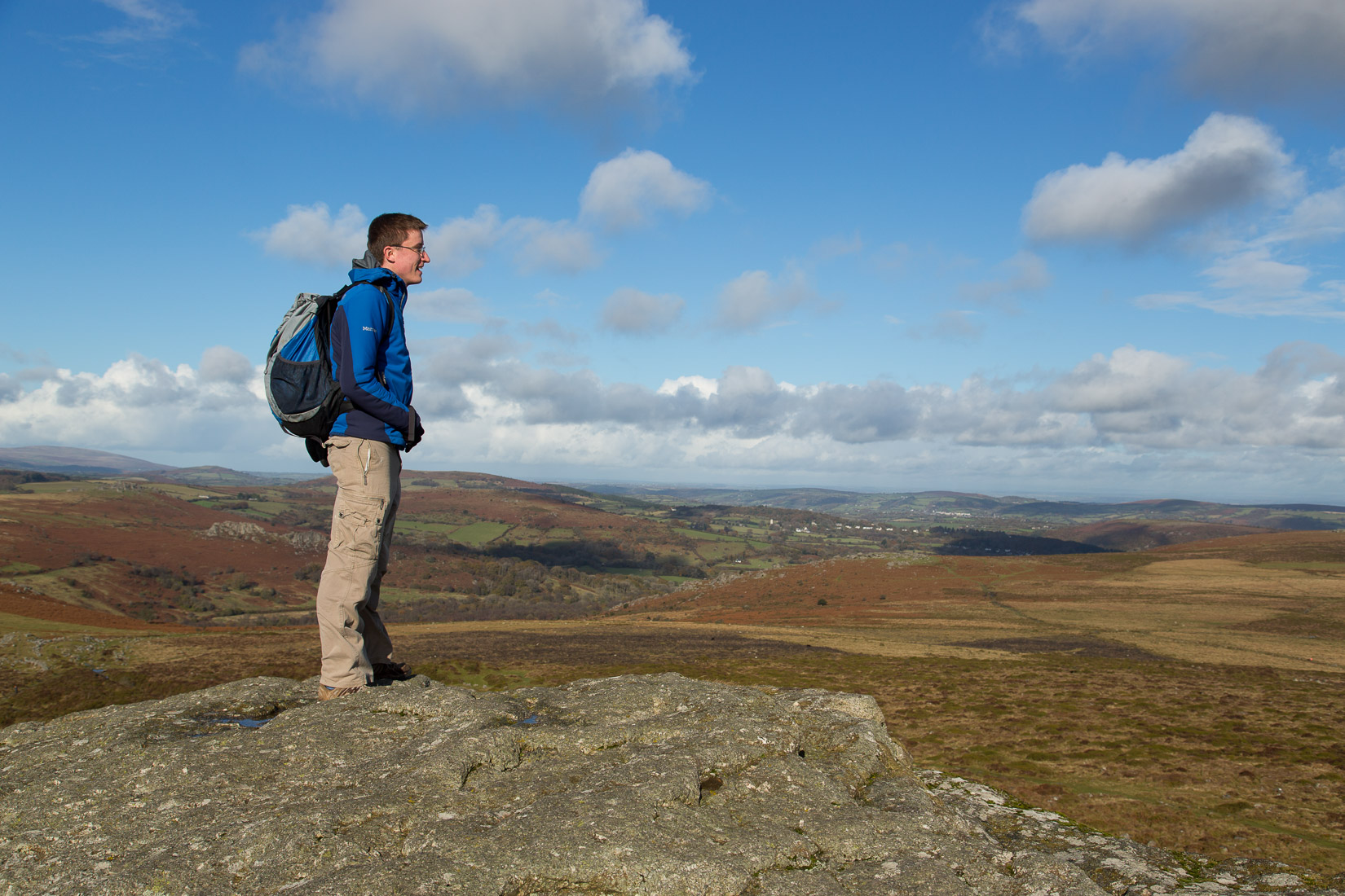 Steve on top of Haytor