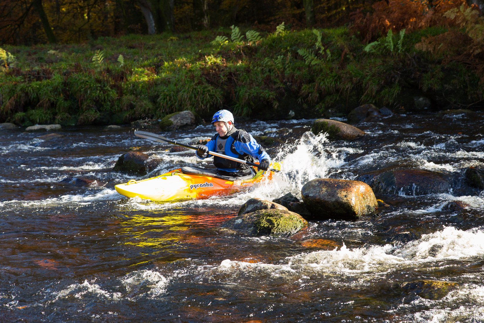 Kayaker on the Dart Loop