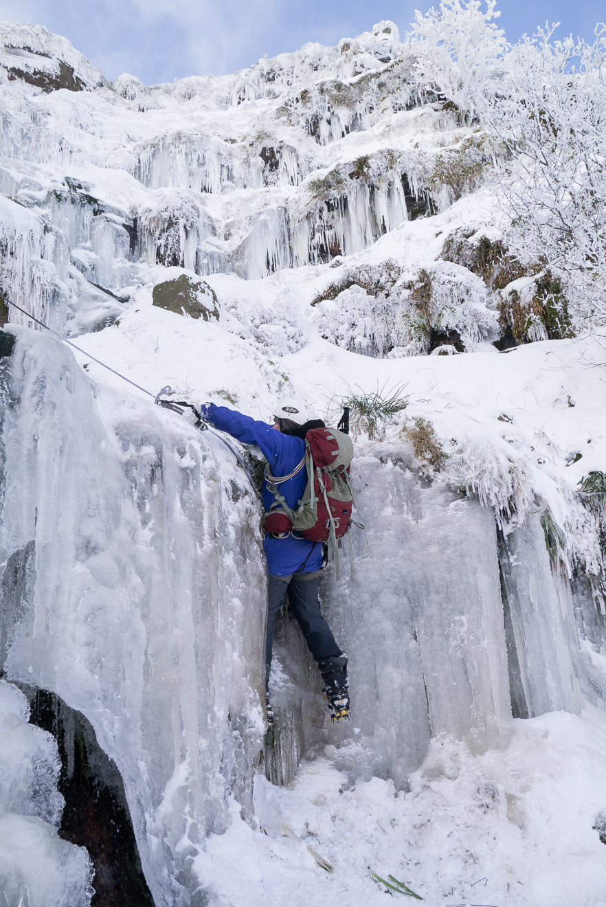 Climbing the first few falls