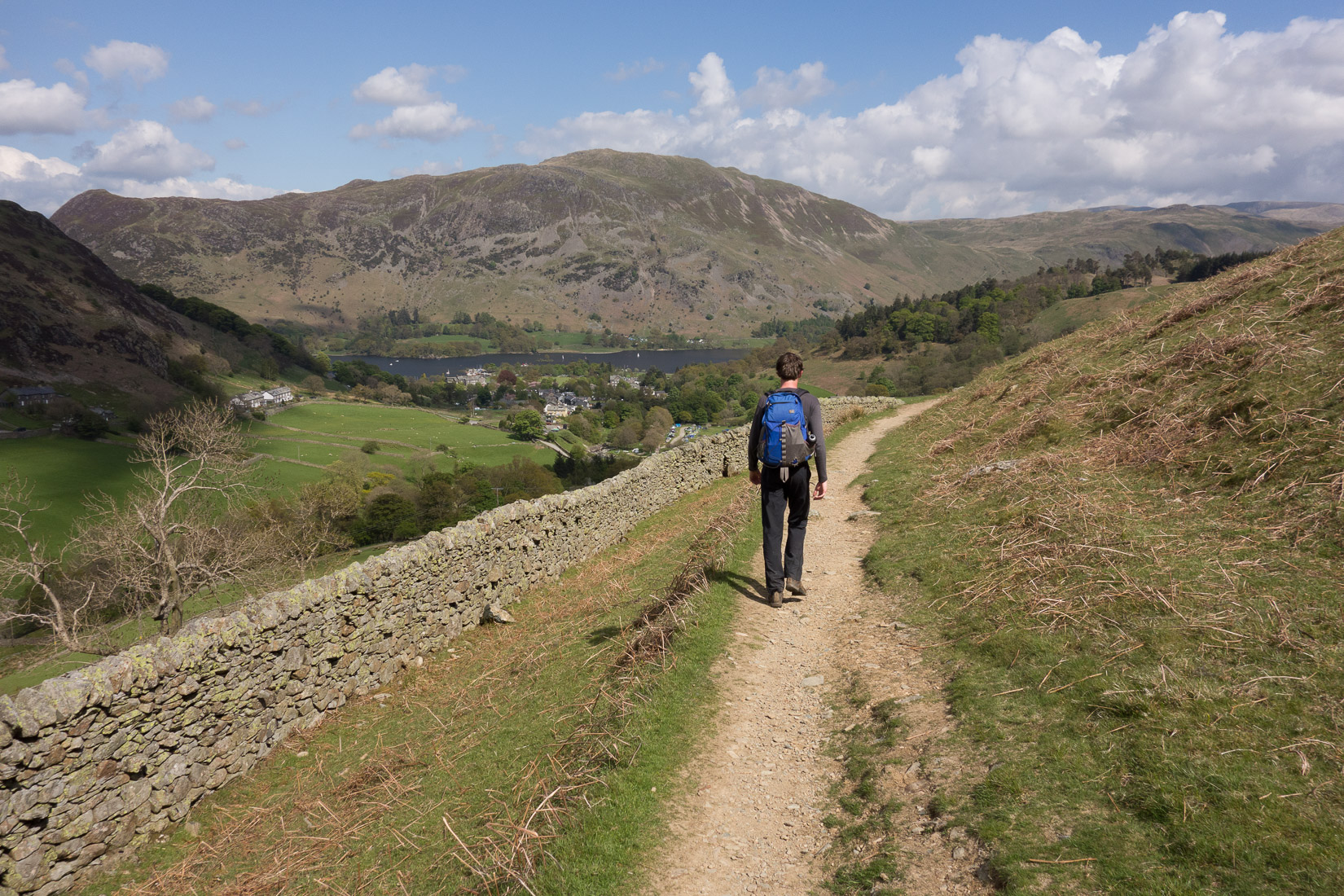 Walking back to the campsite