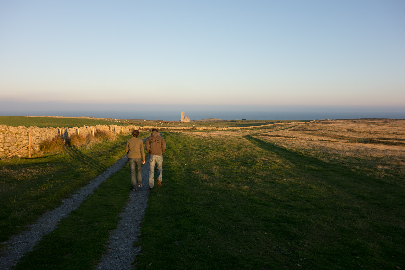 Walking to the pub