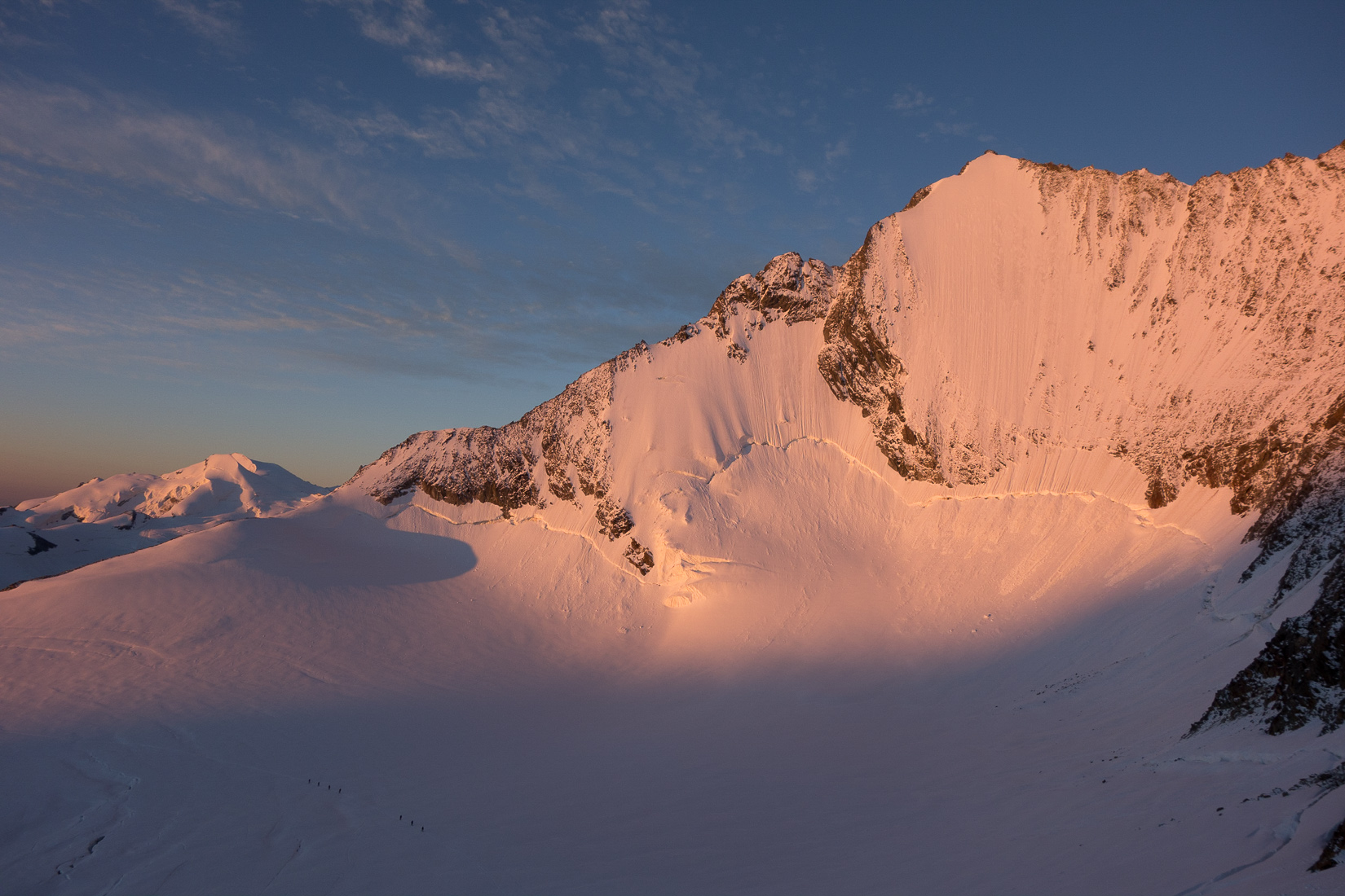 Sunrise on the Lenzspitze
