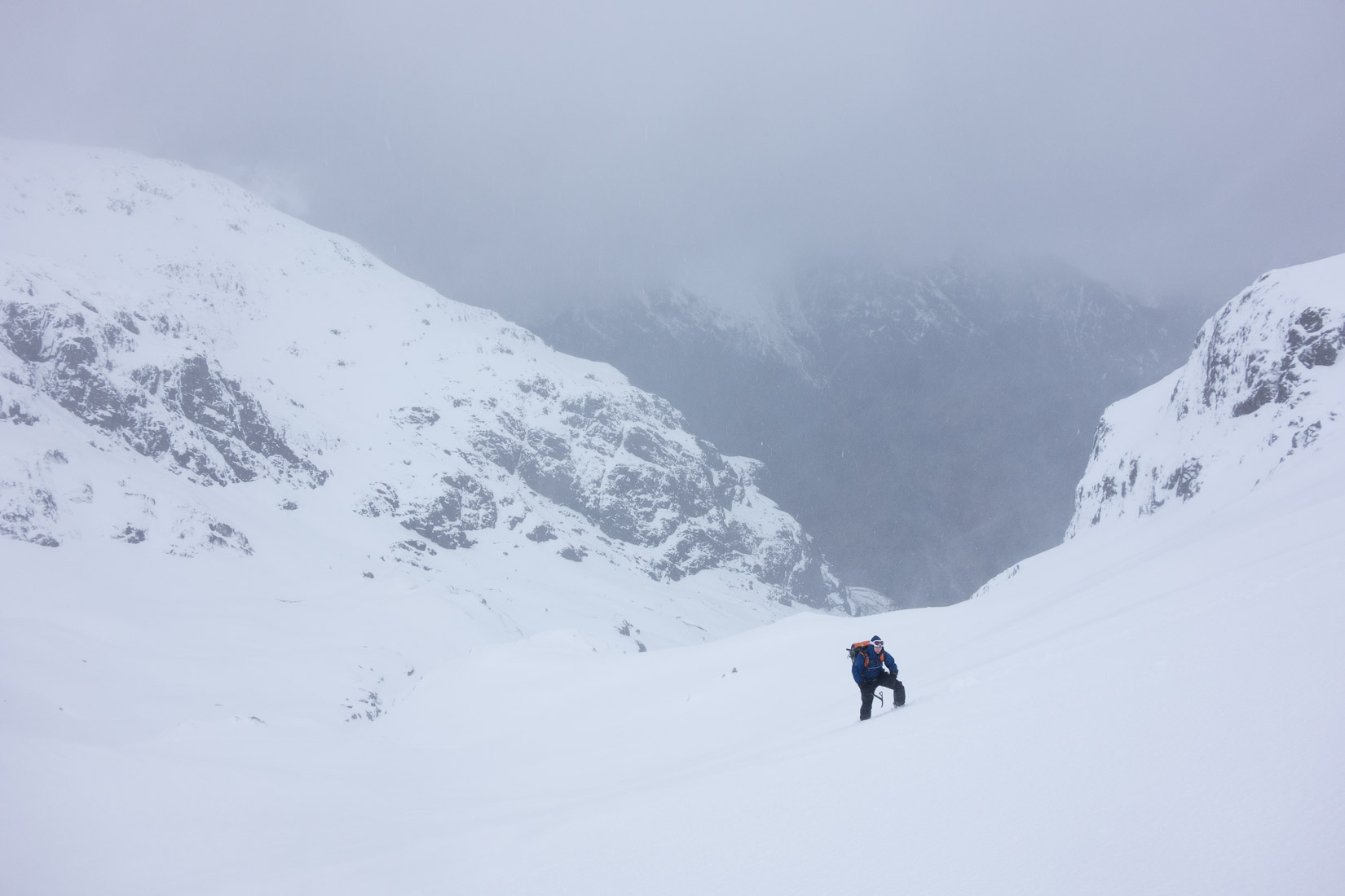 Just below Coire nan Lochan