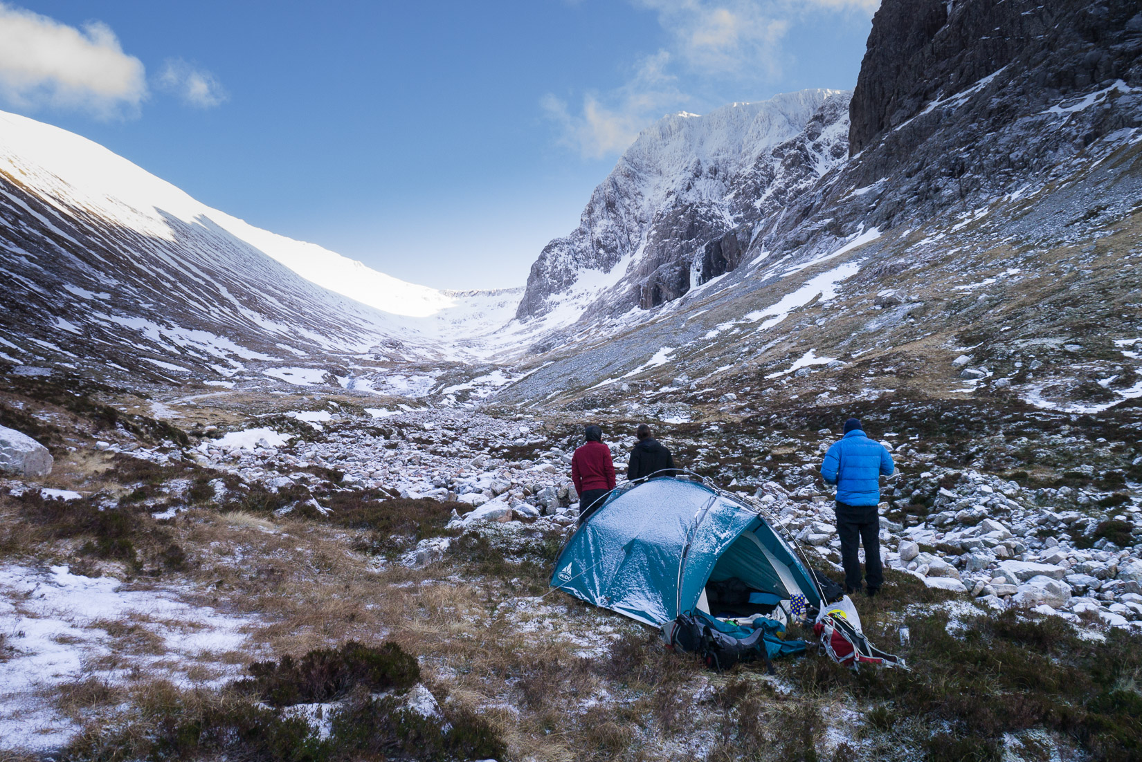 Our "Campsite" below Ben Nevis