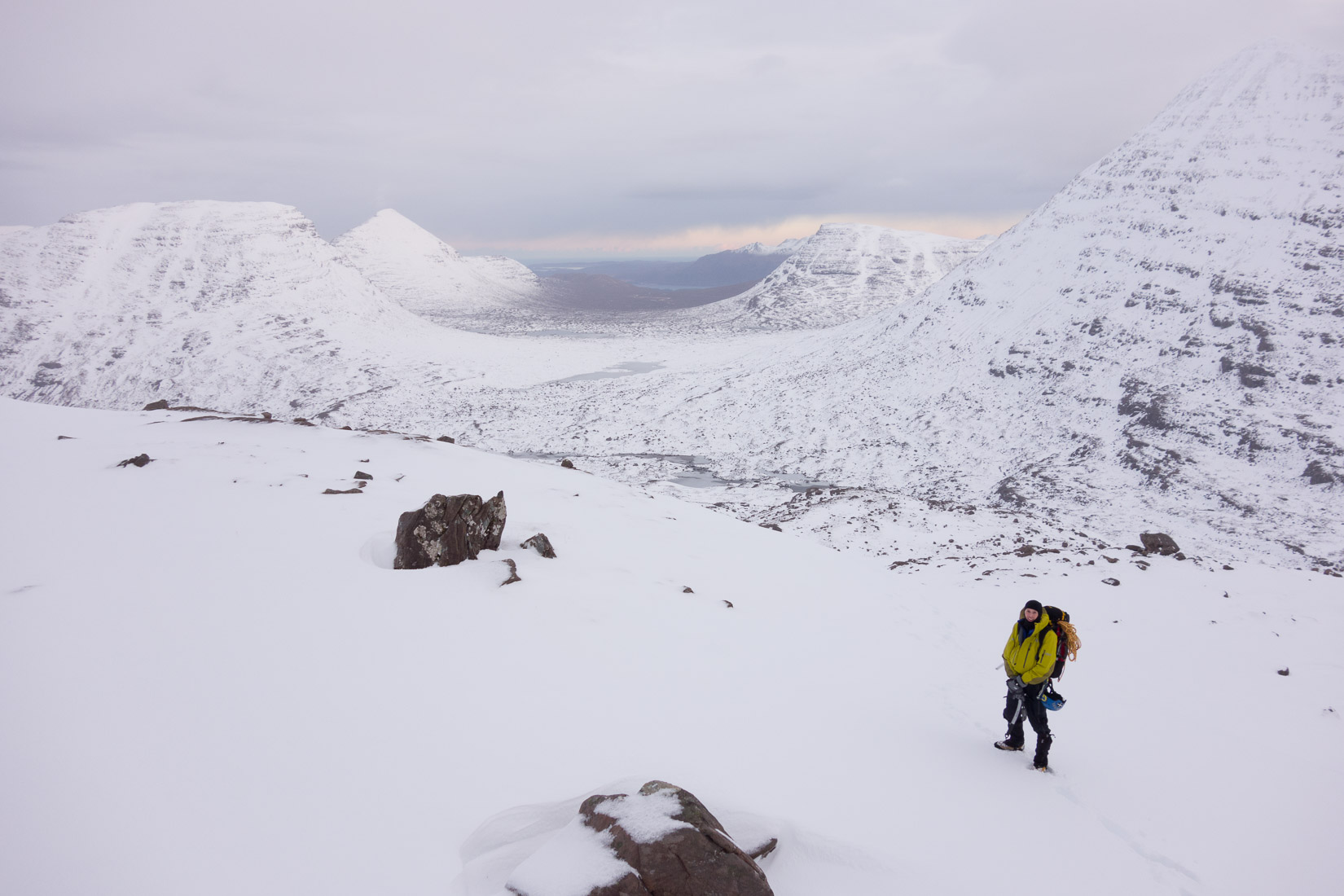 On the walk up to Coire Dubh Mor