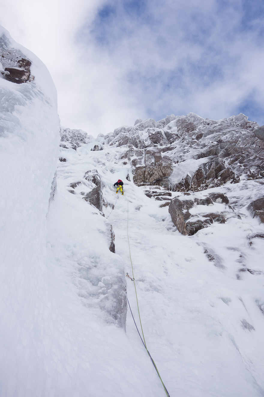 On the first pitch of Poacher's Fall