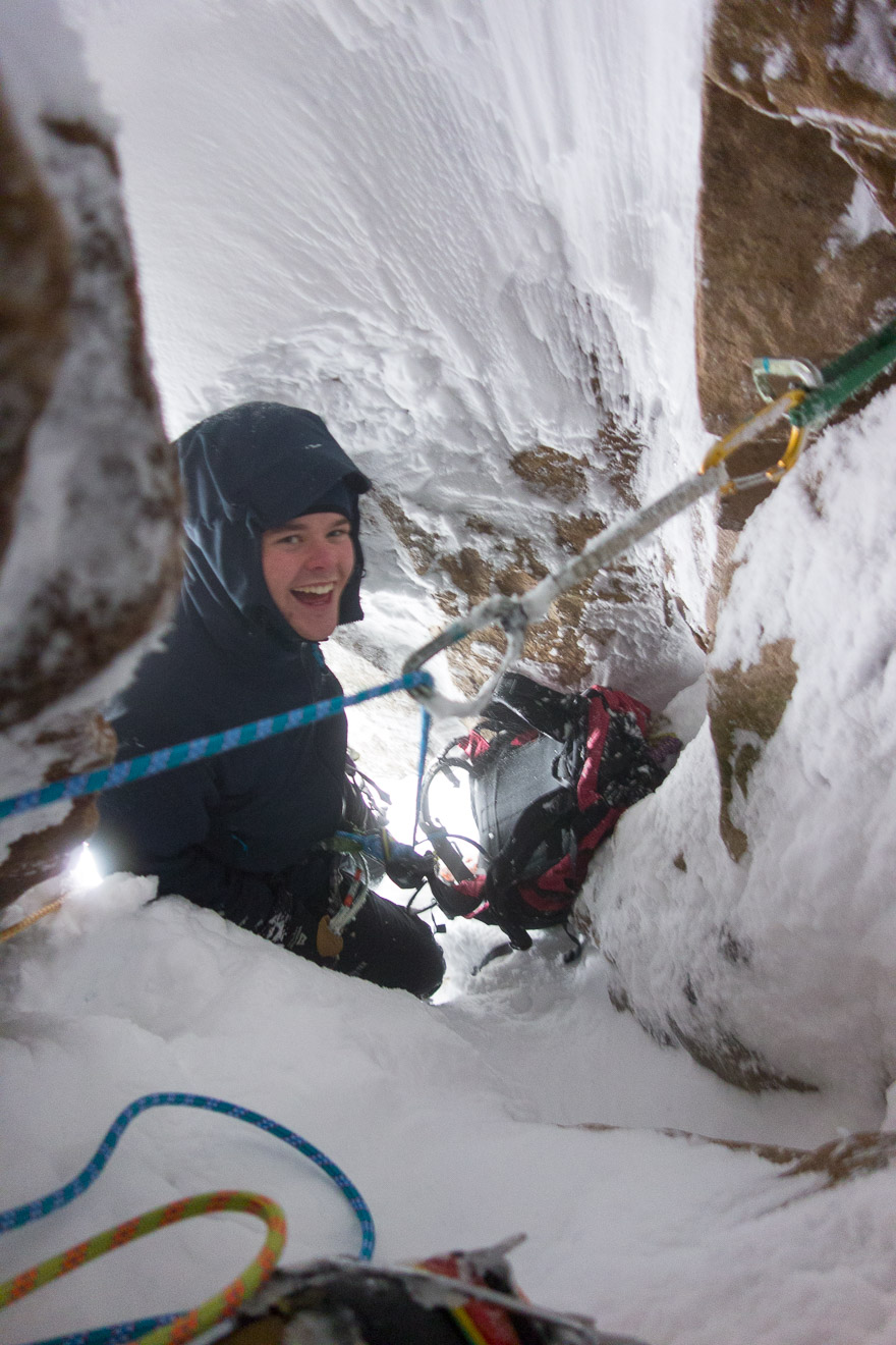 In the cave on George