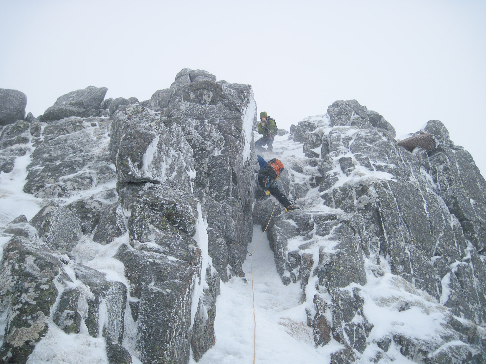 The crux from below