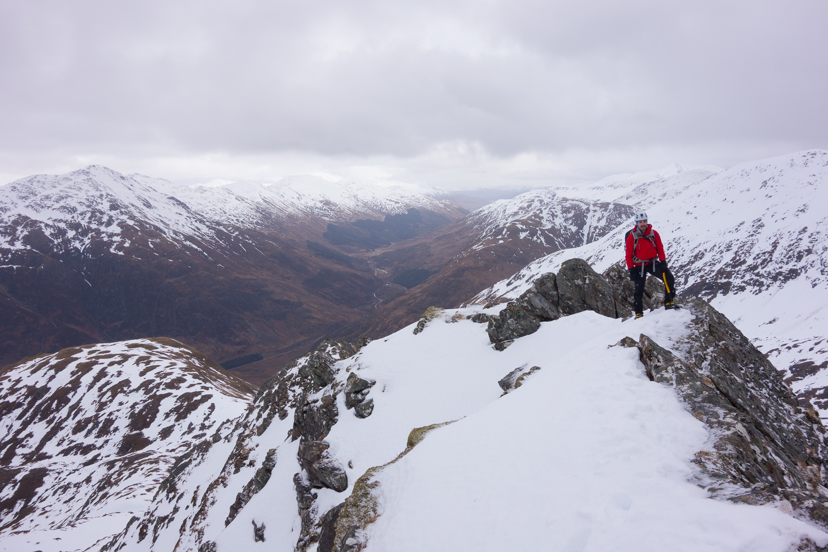Andrew on the Forcan Ridge