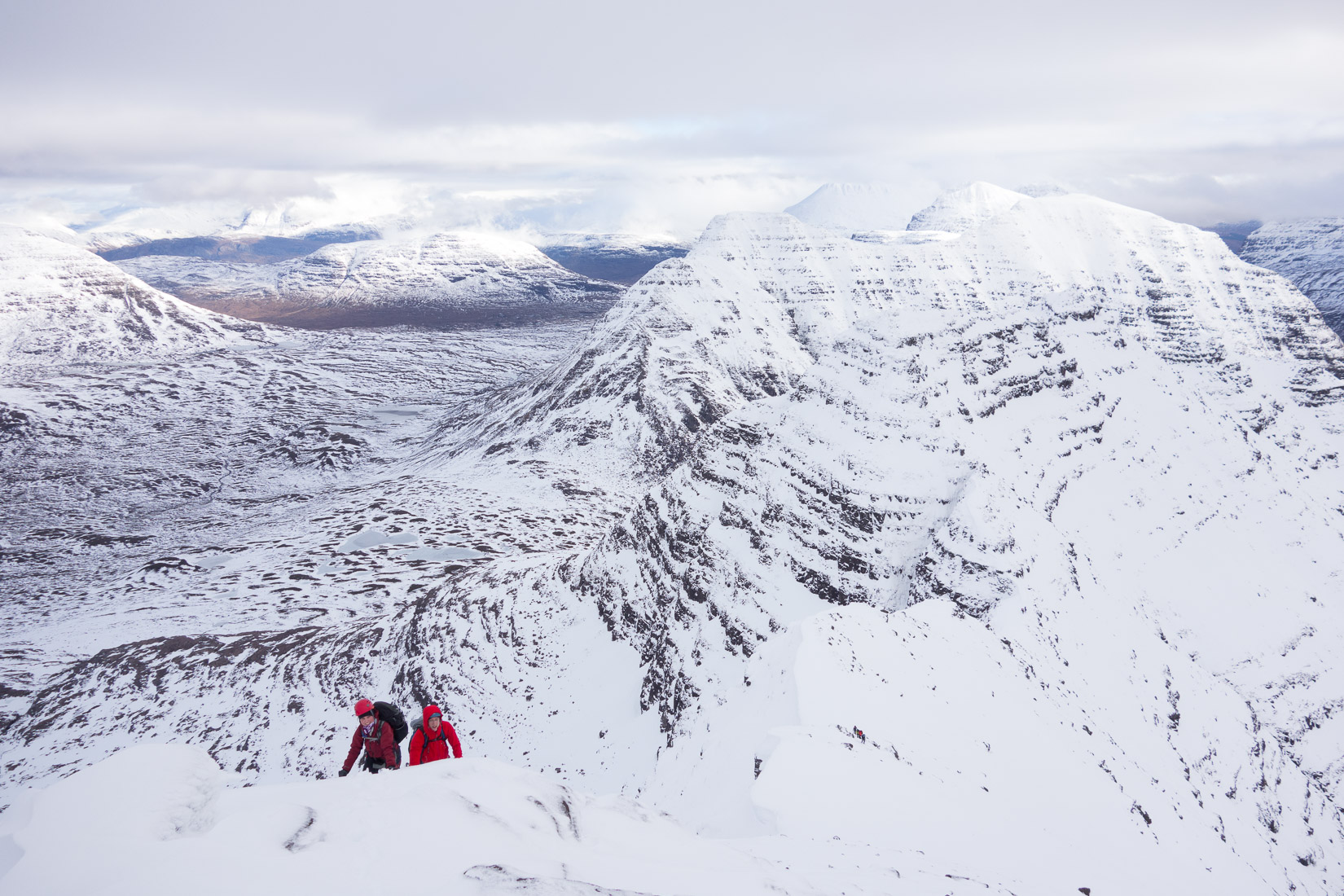 Nearly at the top of Sgurr Mhor