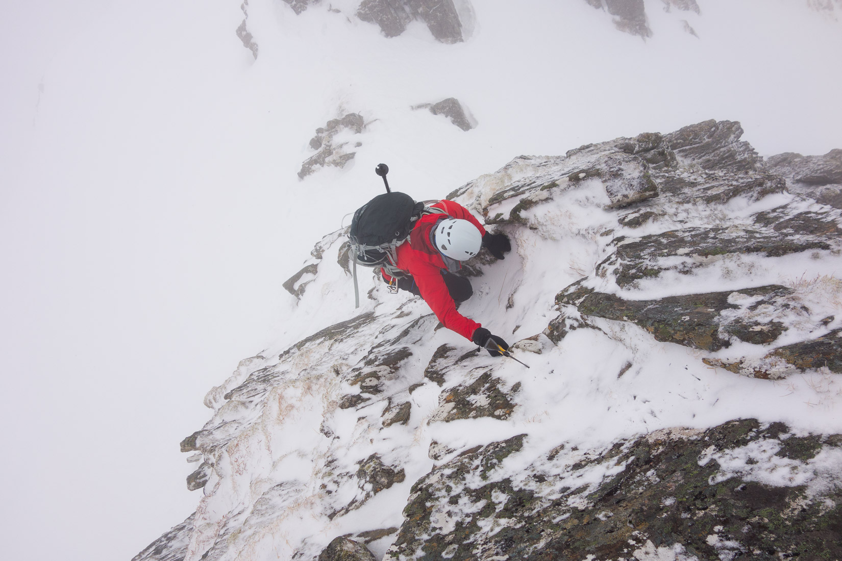 A fun section on the Forcan Ridge