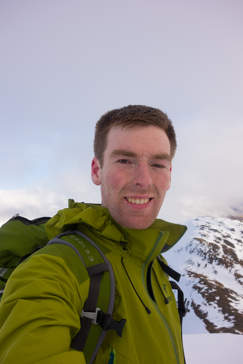 Shameless "Selfie" on the summit of Sgurr na Sgine