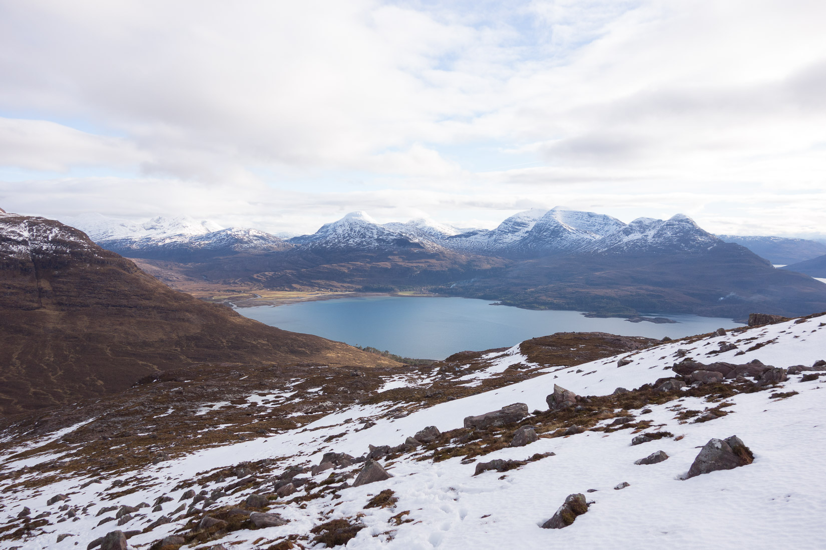 Fantastic views on the descent