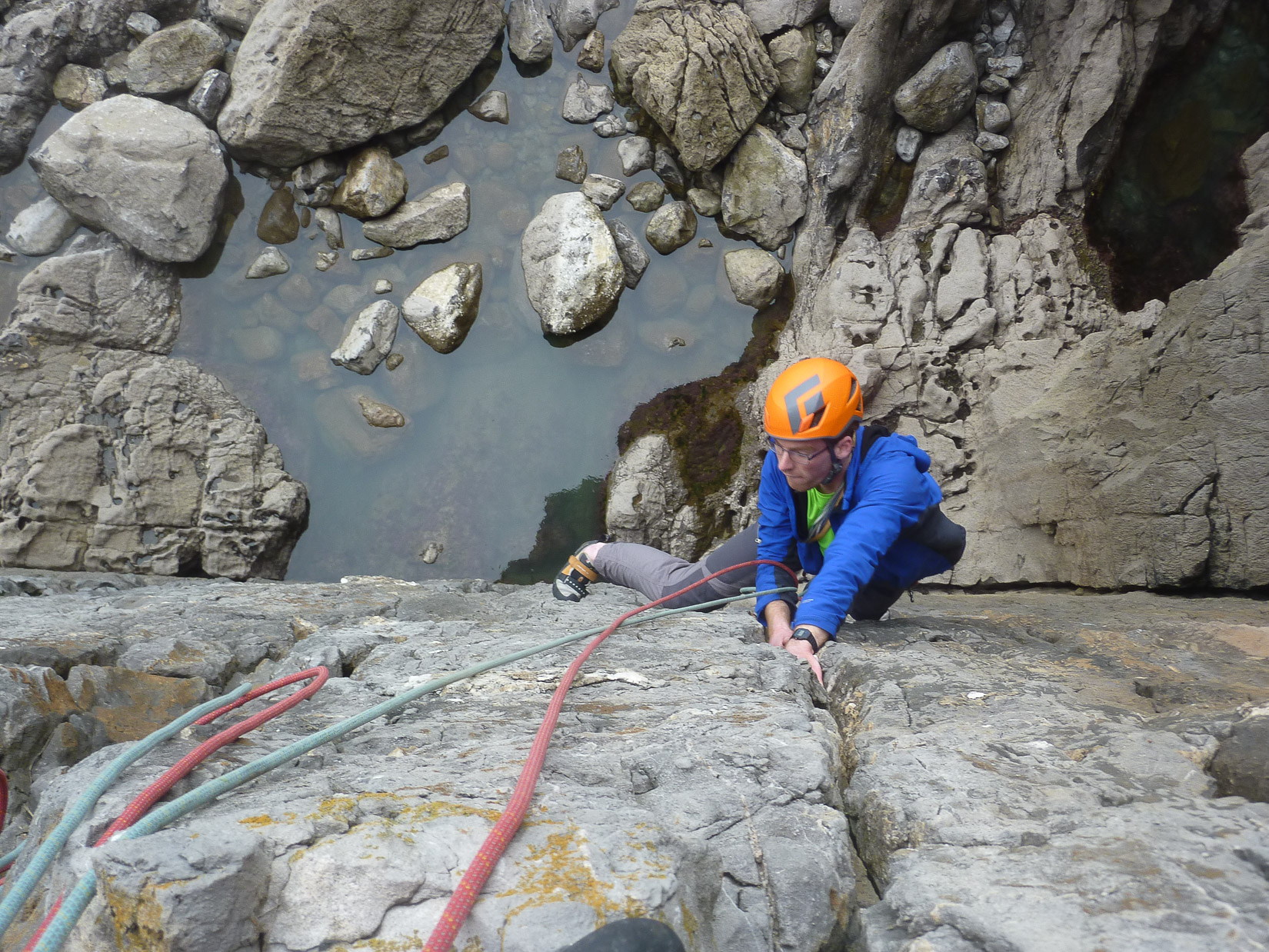 Focussed climbing ((c) Richard Nicholson)