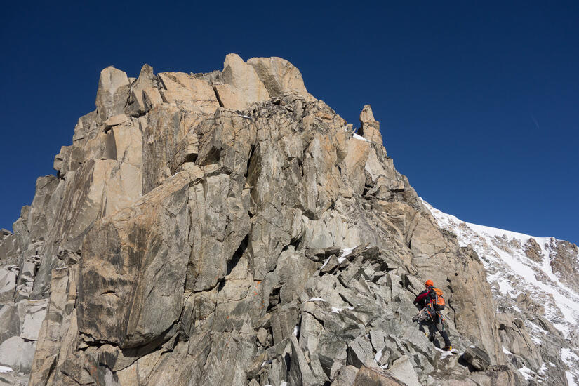 Rich at the start of the ridge