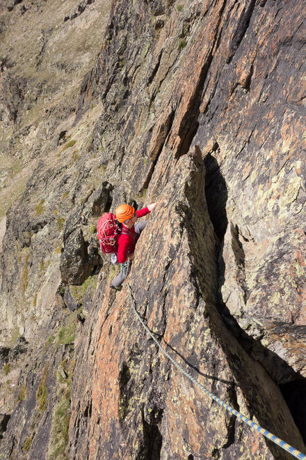 Rich at the start of the steeper section