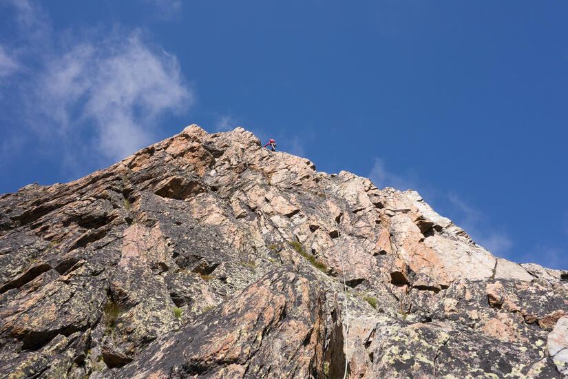 Rich on one of the final pitches