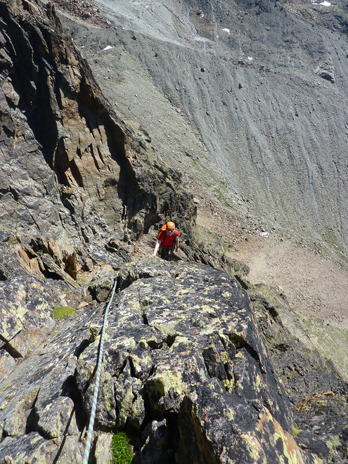 Me near the top of the final pitch