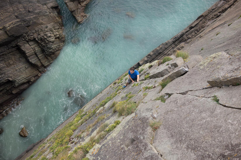 Andrew soloing Shangri-La