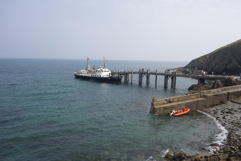 Arriving on Lundy