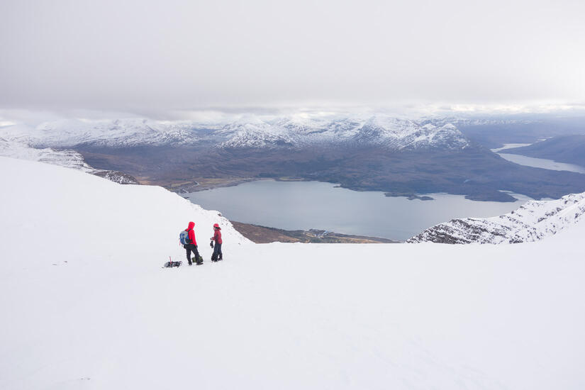 At the end of the traverse of Beinn Alligin