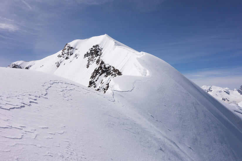 The stunning final snow crest