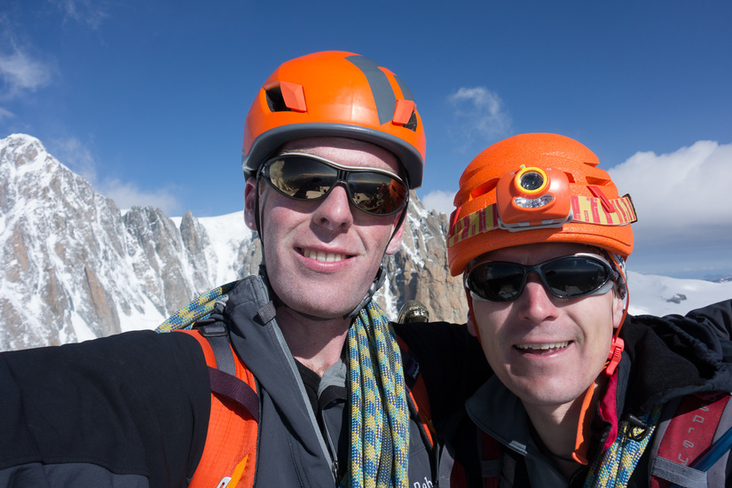 Summit Selfie on the Tour Ronde