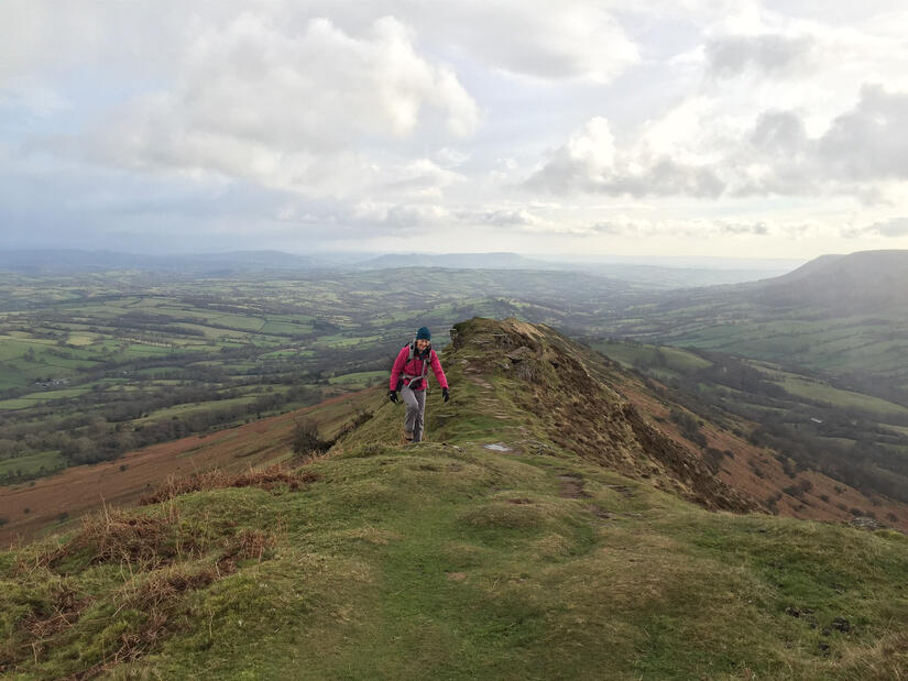 Walking up the Cat's Back on Christmas Day