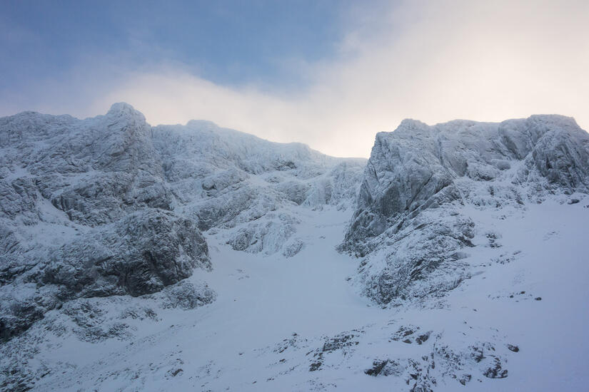 Fantastic conditions in Coire na Ciste