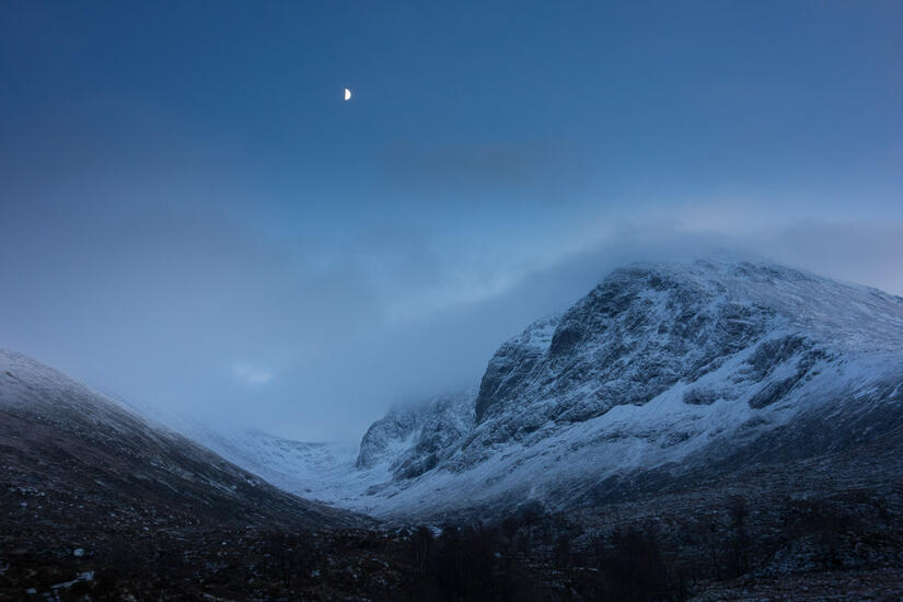 Moonlit Ben Nevis