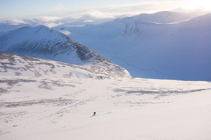 Fantastic descent down the Taillear