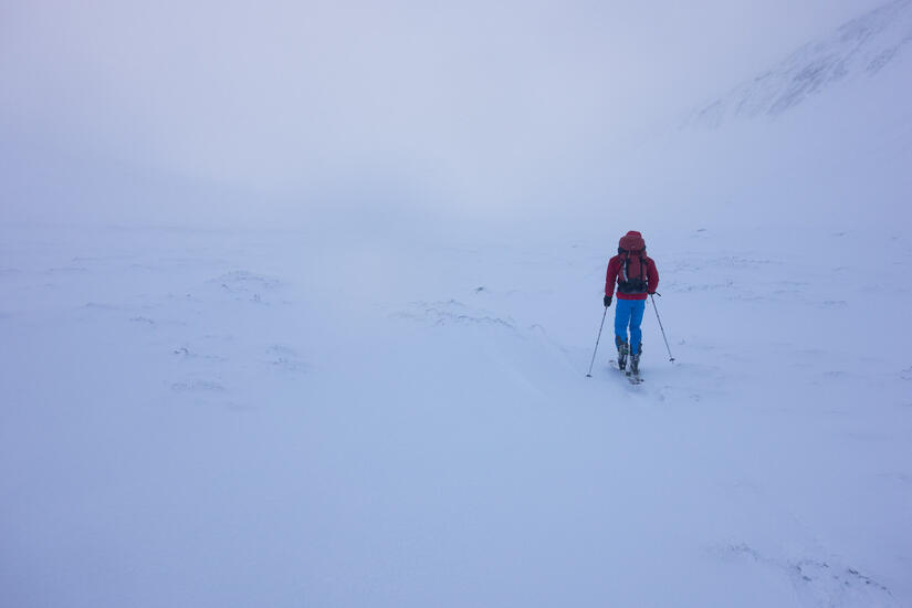 Skinning up the Lairig Ghru