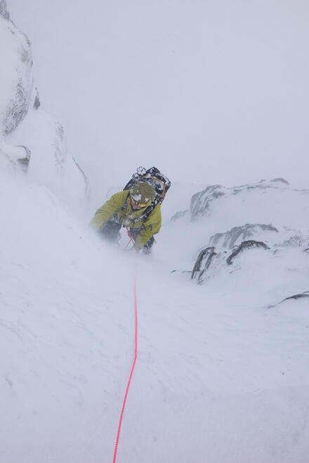 Jon after some spindrift