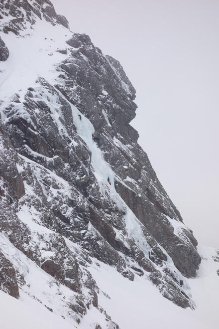 Climbers on the Curtain