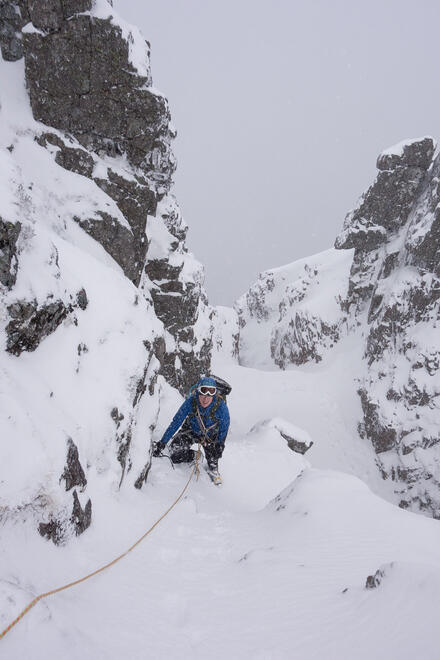 On the final snow slopes