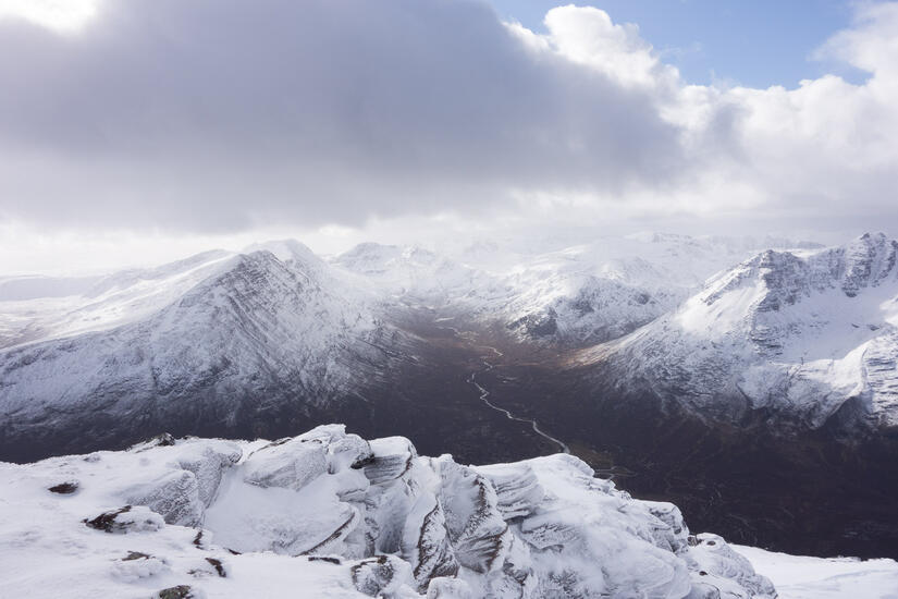 View up Gleann na Muice