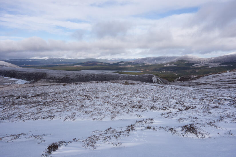 Stunning views on the walk in