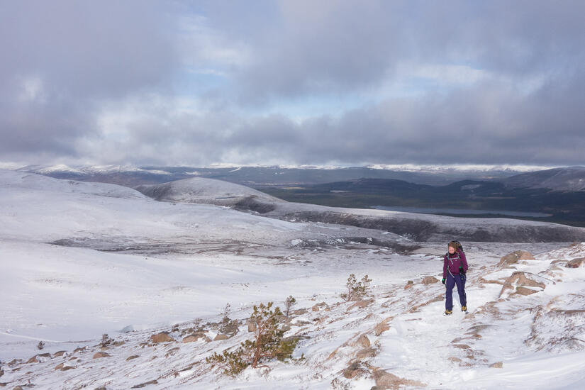 Heading up to Coire an t-Sneachda