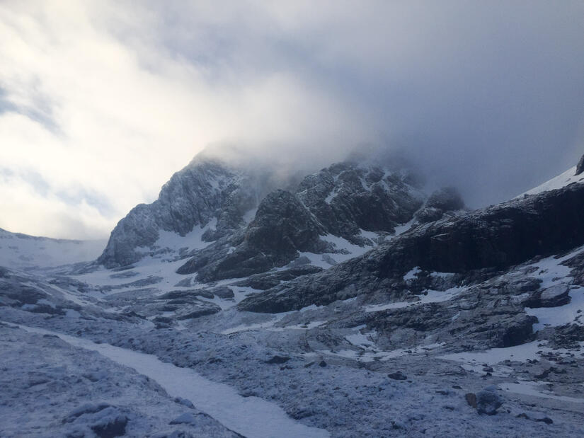 Ben Nevis looking a bit less white