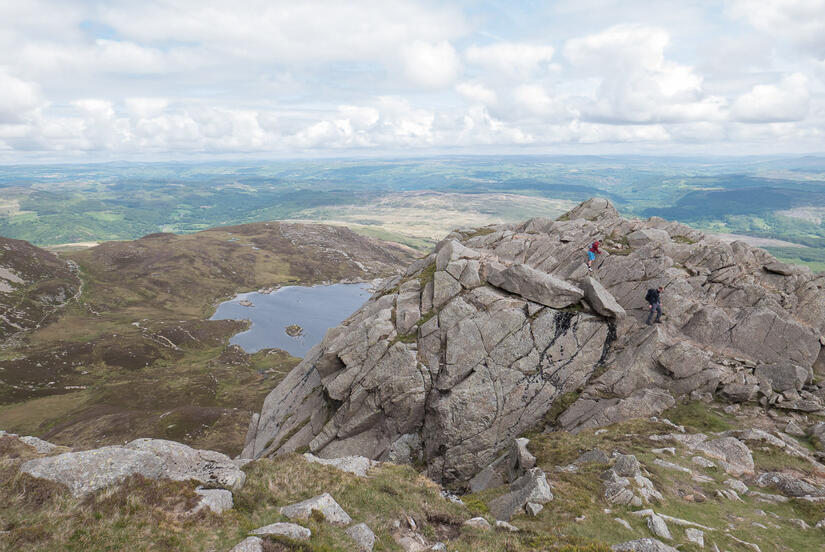 Stunning views into Wales