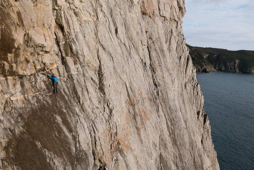 Becky at the start of the main pitch